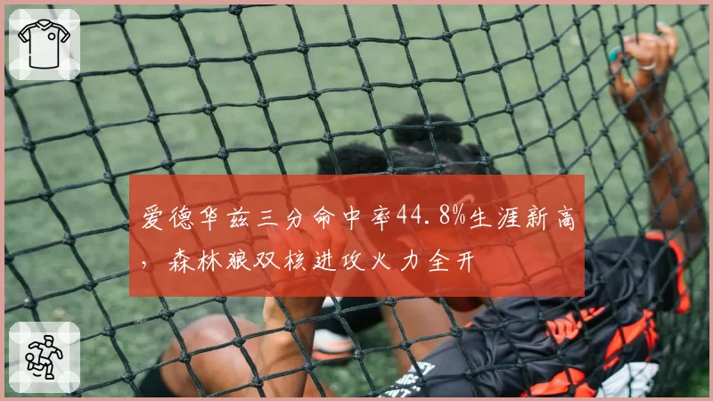 爱德华兹三分命中率44.8%生涯新高，森林狼双核进攻火力全开